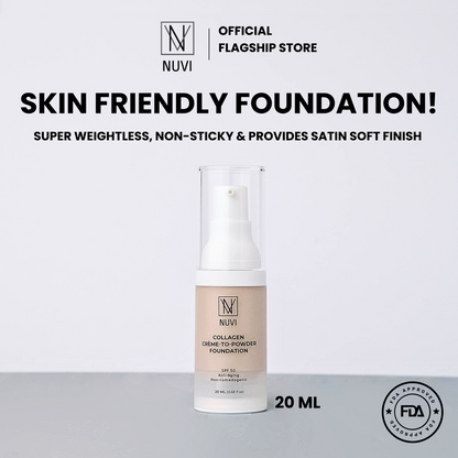 NUVI Collagen Crème to Powder Foundation